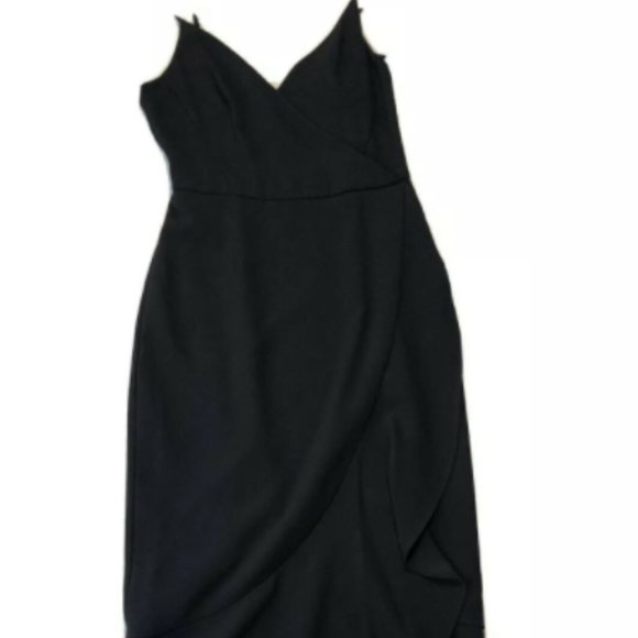 RACHEL Rachel Roy Dresses & Skirts - Rachel Roy Black Dress Ruffle Detail Size 0